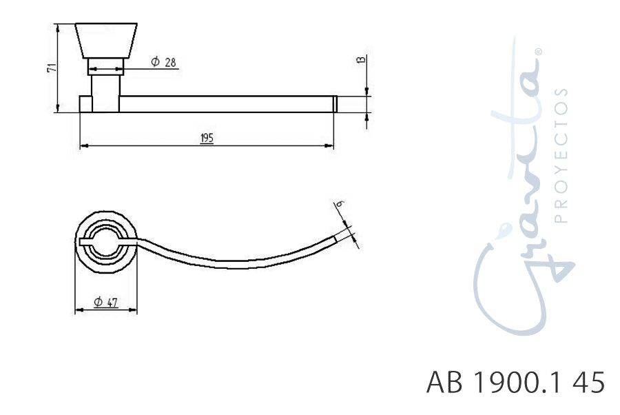 Toallero AB1900.1 45 - GRAVITA