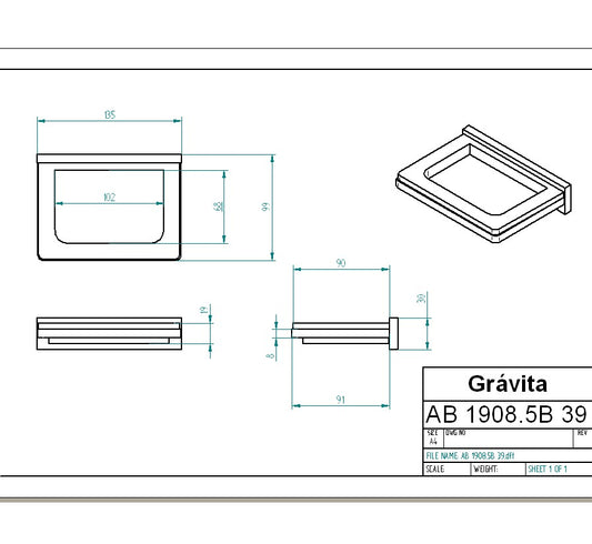 Jabonera AB 1908.5B 07 - GRAVITA