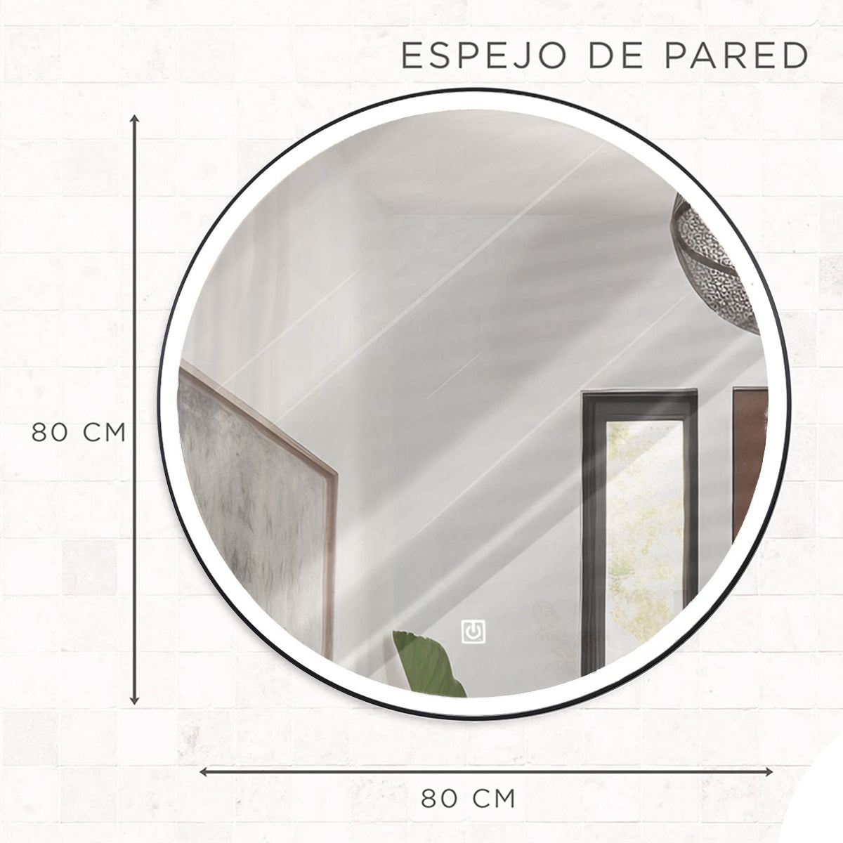 Espejo Becky 80
