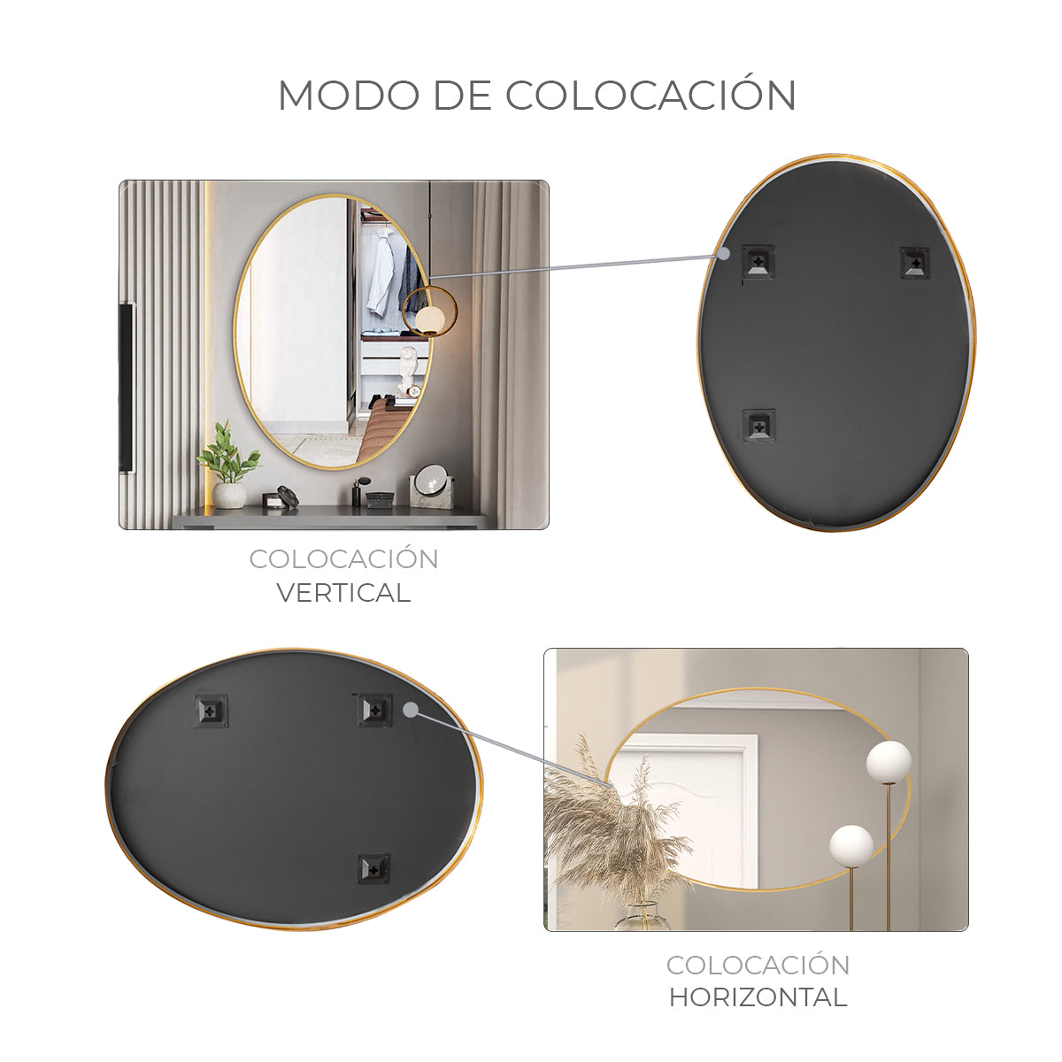 Espejo Hellen 6080 - GRAVITA