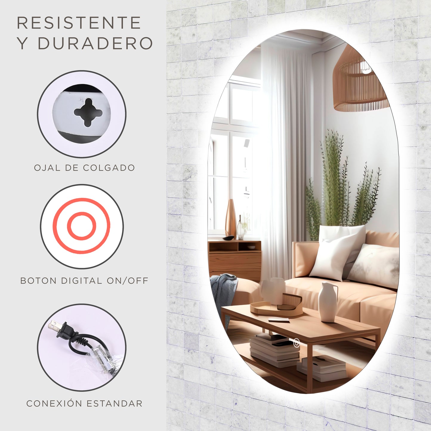 Espejo Isabella 6080 - GRAVITA