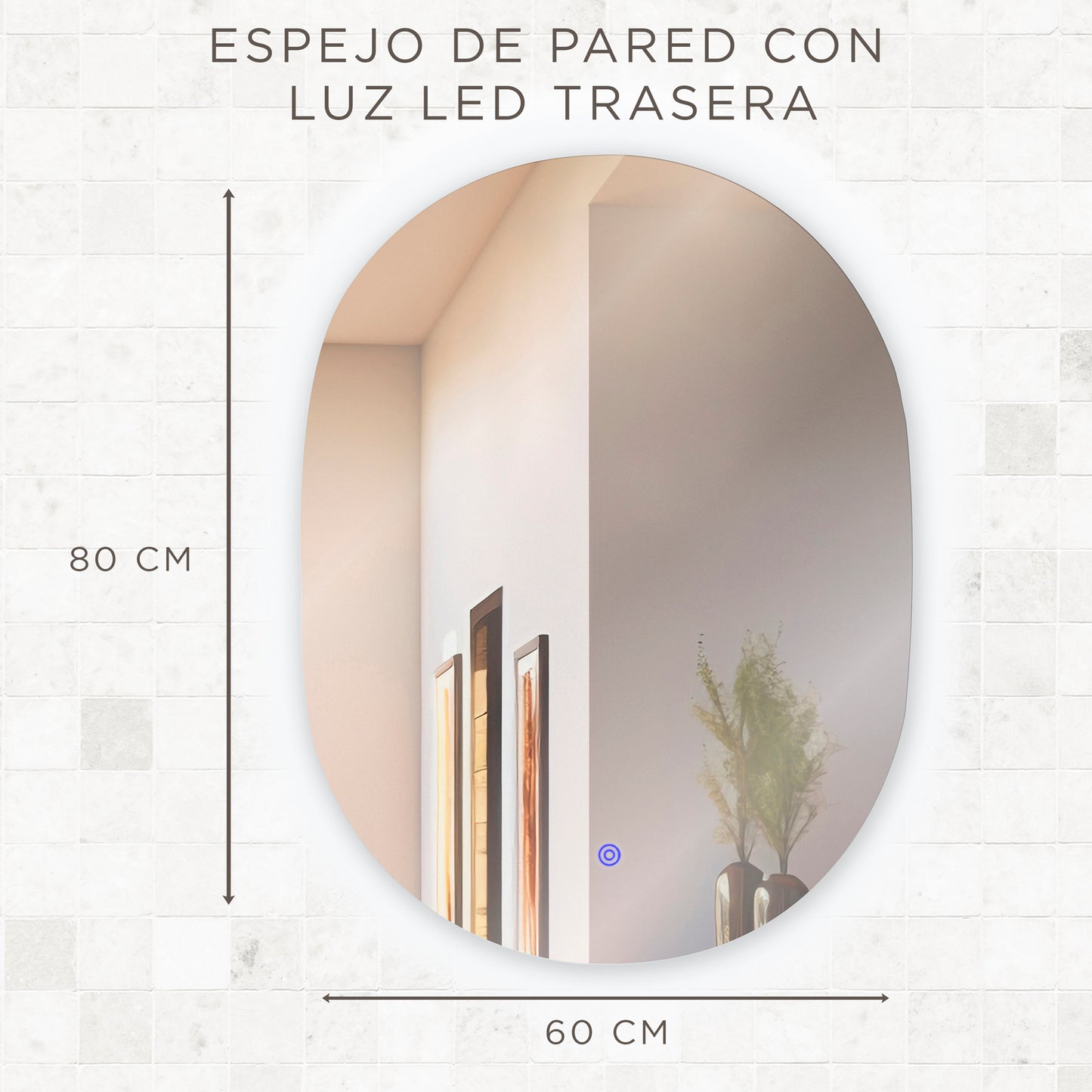 Espejo Isabella 6080 - GRAVITA