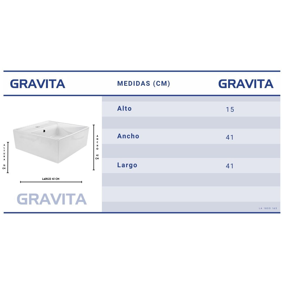 Lavabo LA1800 165