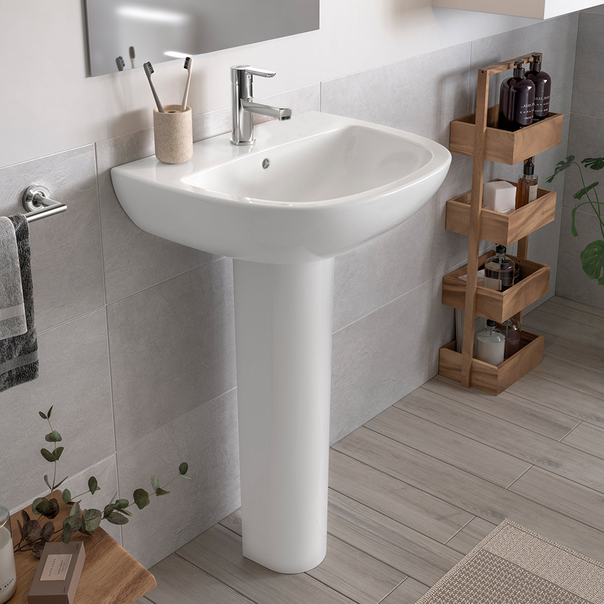 Lavabo de Pedestal LP 1130 101 - GRAVITA