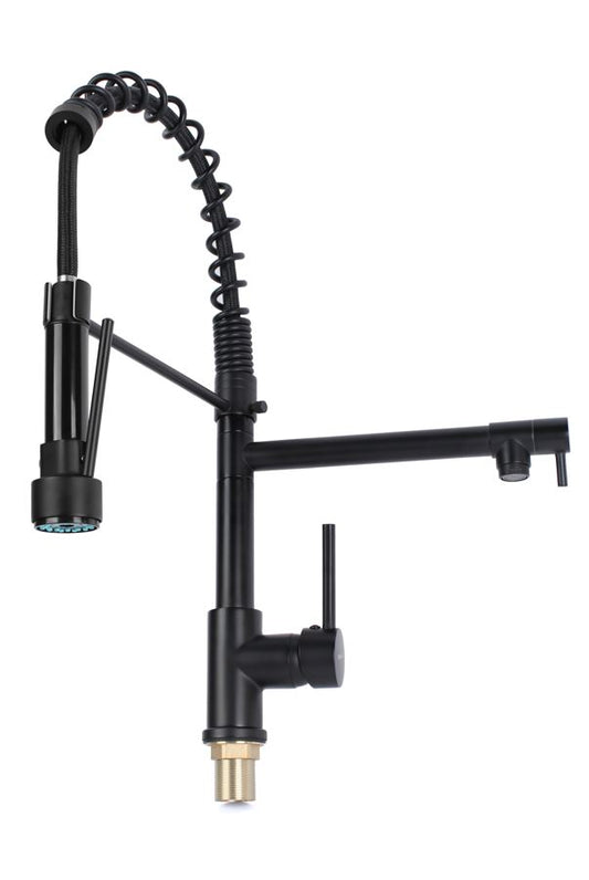 Monomando de Cocina Marsella Negro - GRAVITA