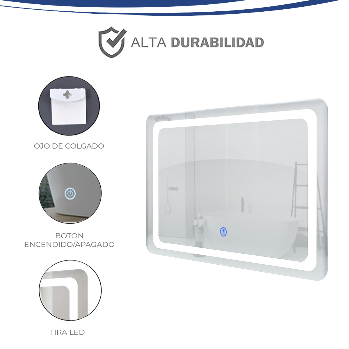 Espejo Naomi 5070 - GRAVITA