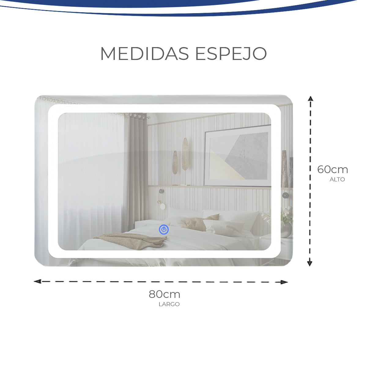 Espejo Naomi 6080 - GRAVITA
