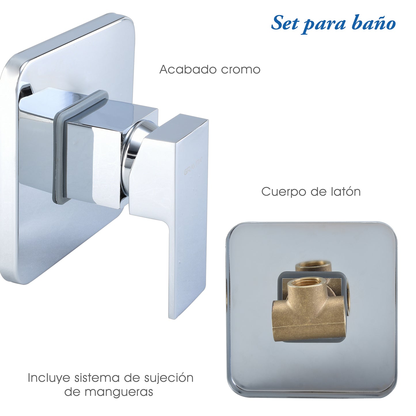 Set Baño Cuadrado
