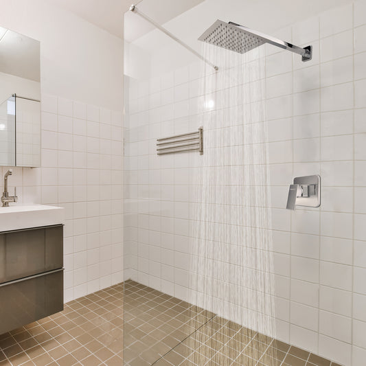 Set de Baño Cuadrado Negro - GRAVITA