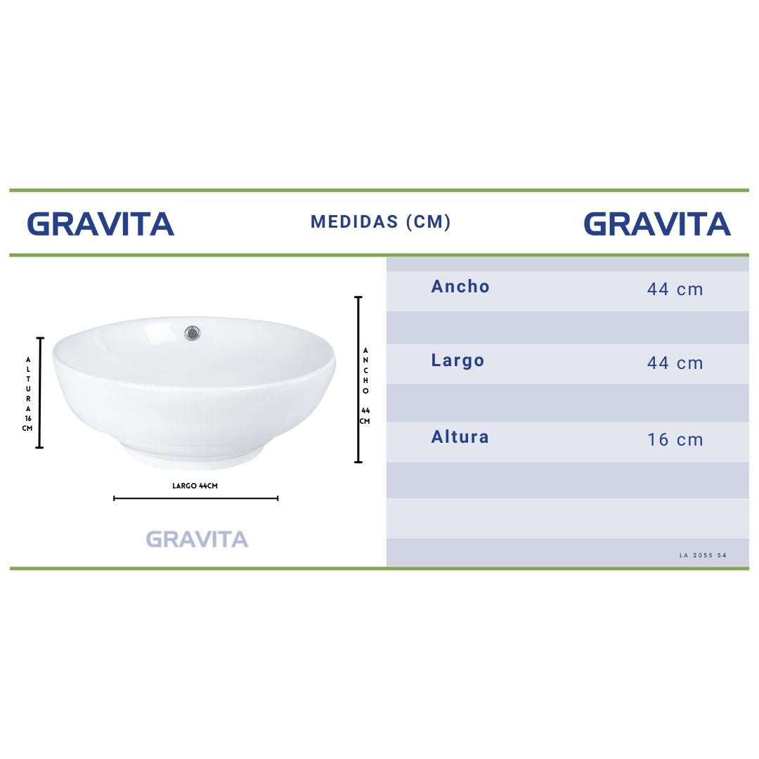 Lavabo redondo LA 2055 54