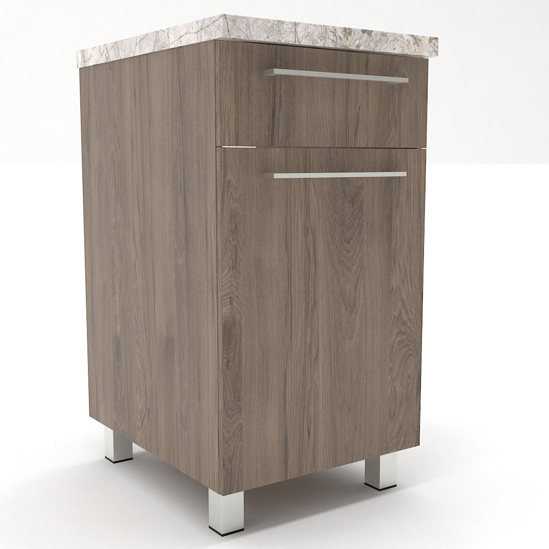 Gabinete de 50 cm con puerta y cajón - Dark Rockford