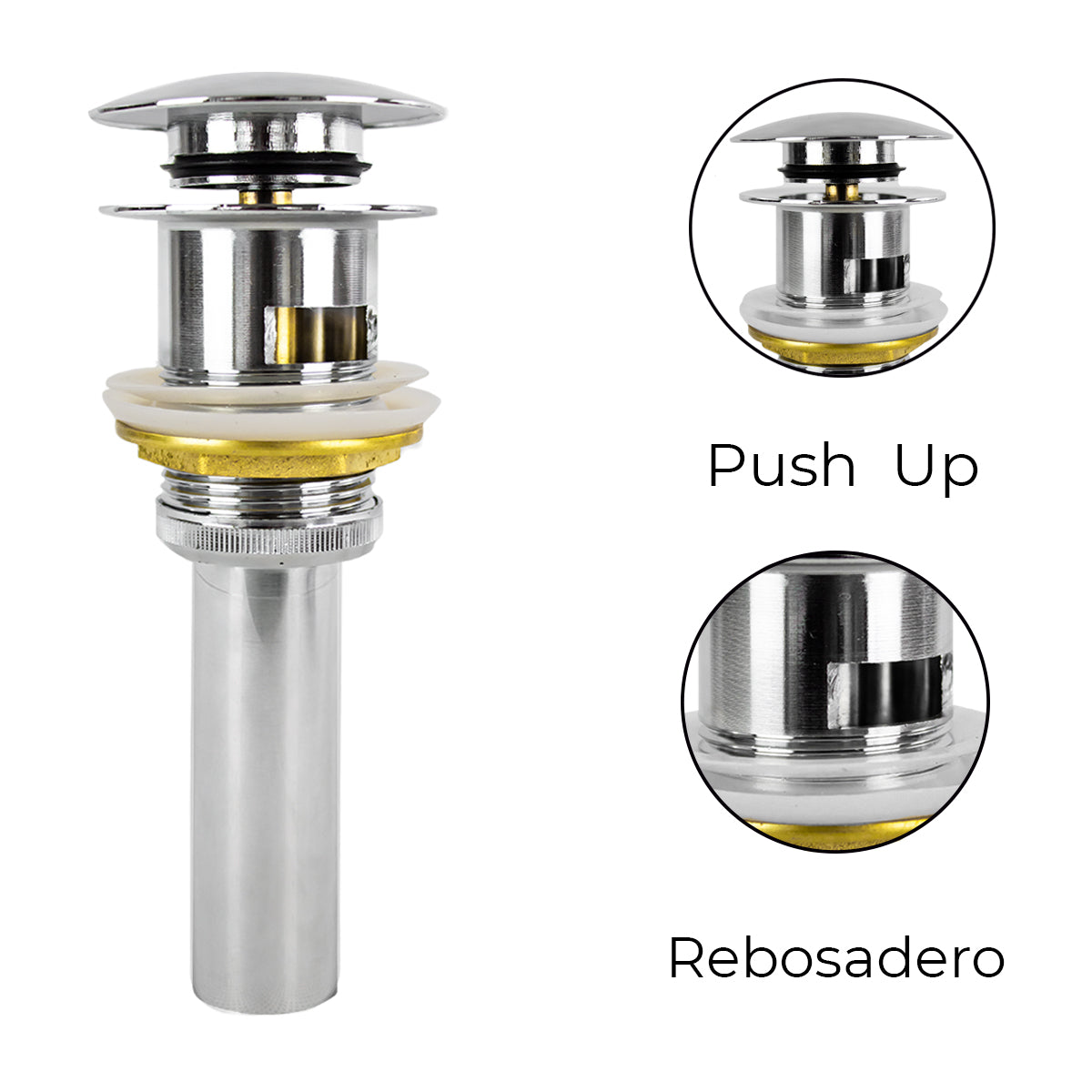 Contra con rebosadero para lavabo PP 1235 147