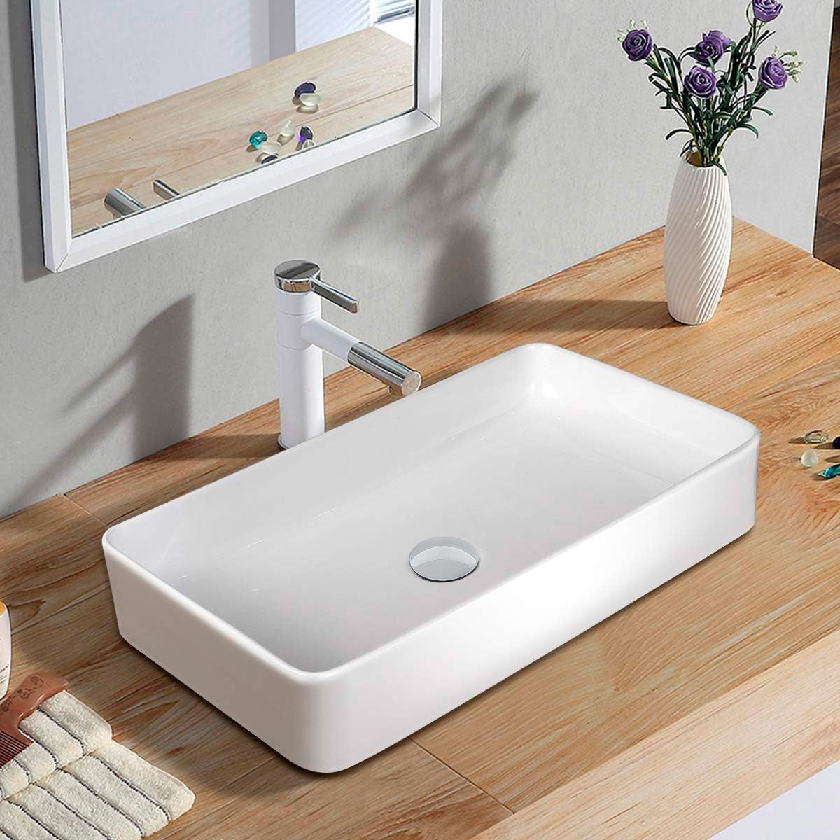 Contra con rebosadero para lavabo PP 1235 147